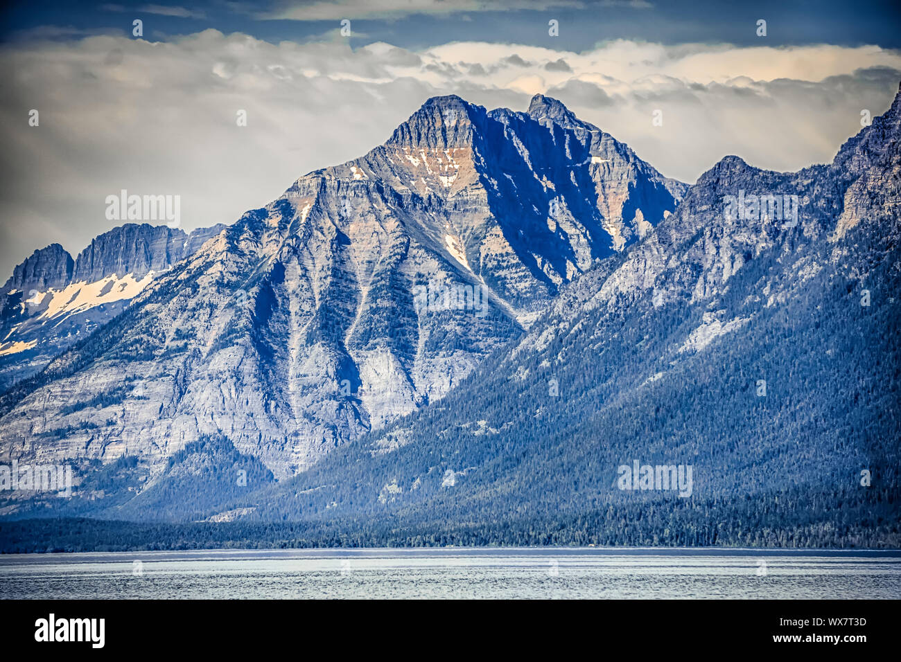 Lake McDonald Glacier Nationalpark Stockfoto