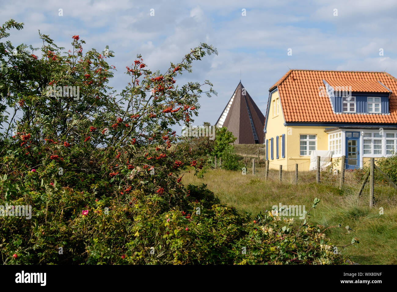 Haus auf Spiekeroog Stockfoto