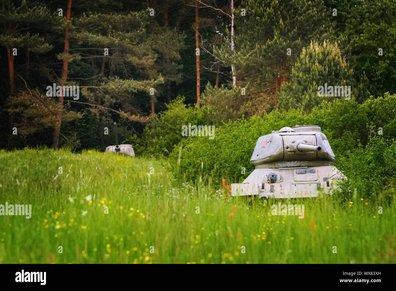 Tank des 2. Weltkrieges Stockfoto