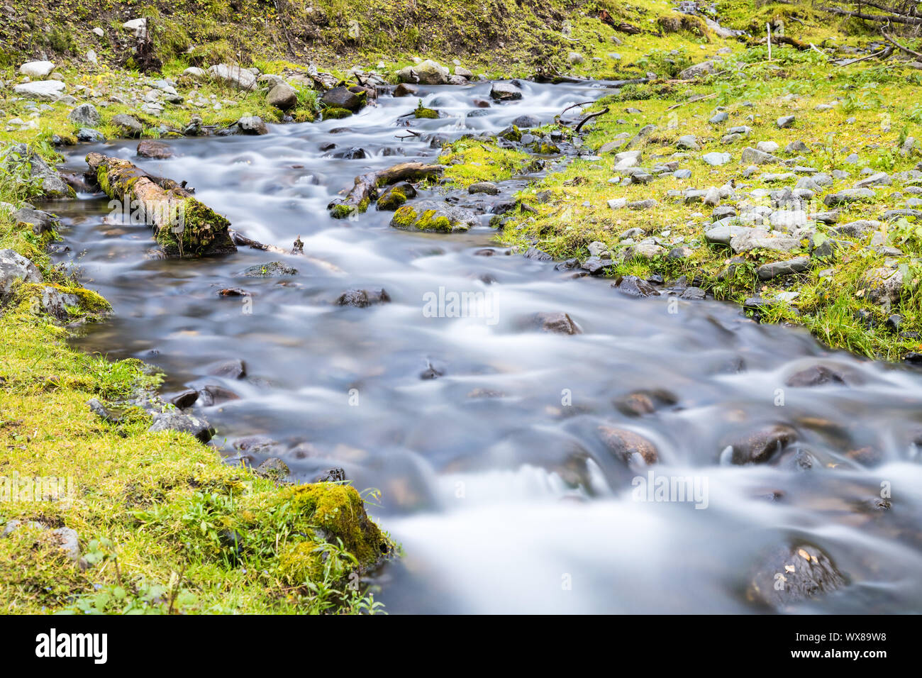 Schöne Landschaft von Streams Stockfoto