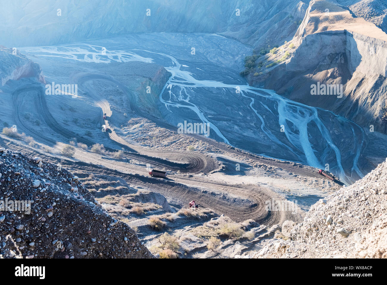 Xinjiang anjihai Grand Canyon closeup Stockfoto