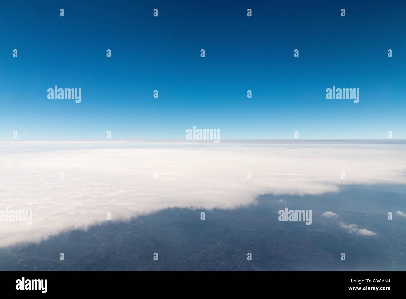 Weiße Wolke Szene in der Luft Stockfoto