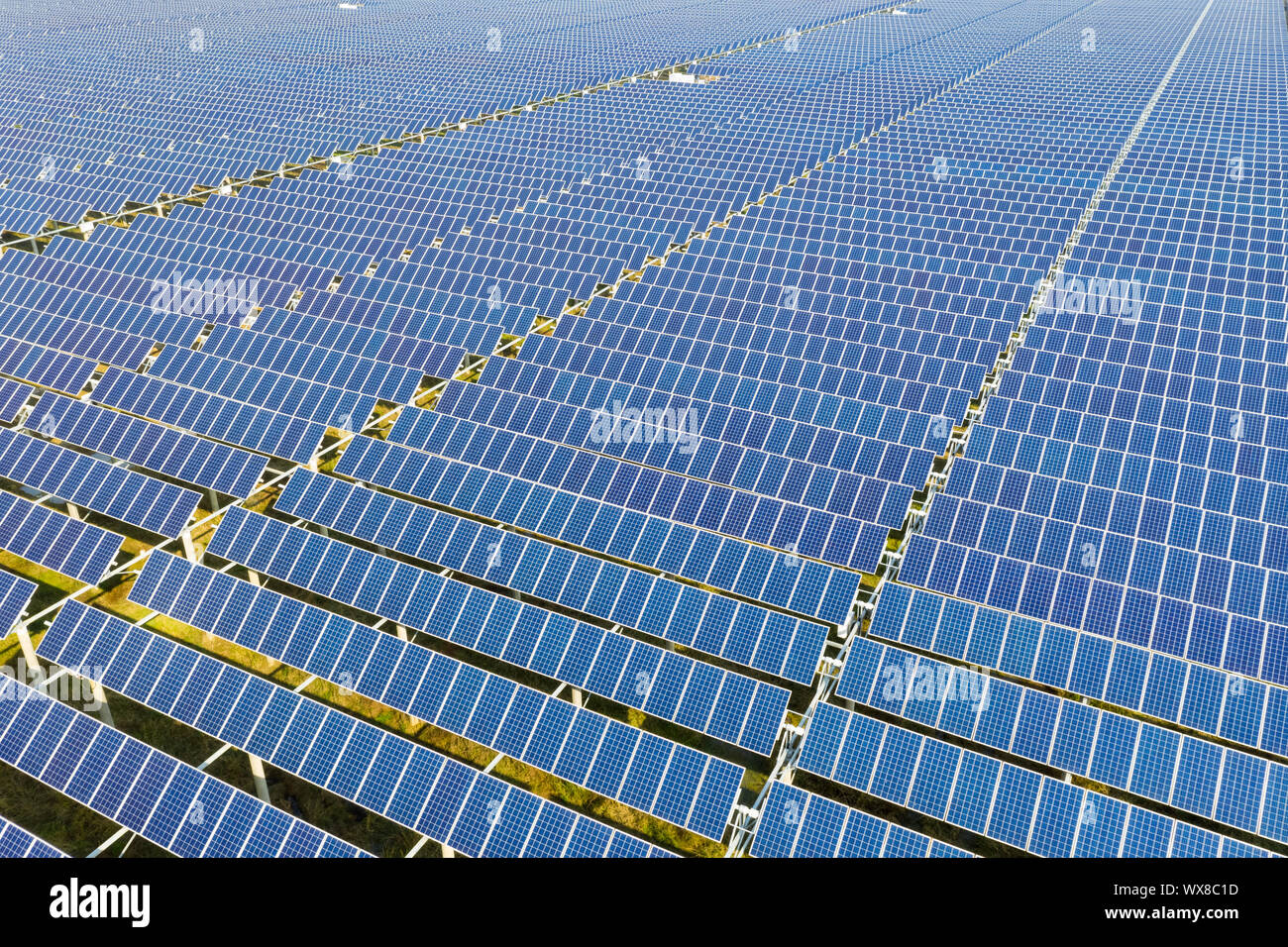 Luftbild der Neuen Energie Stockfoto