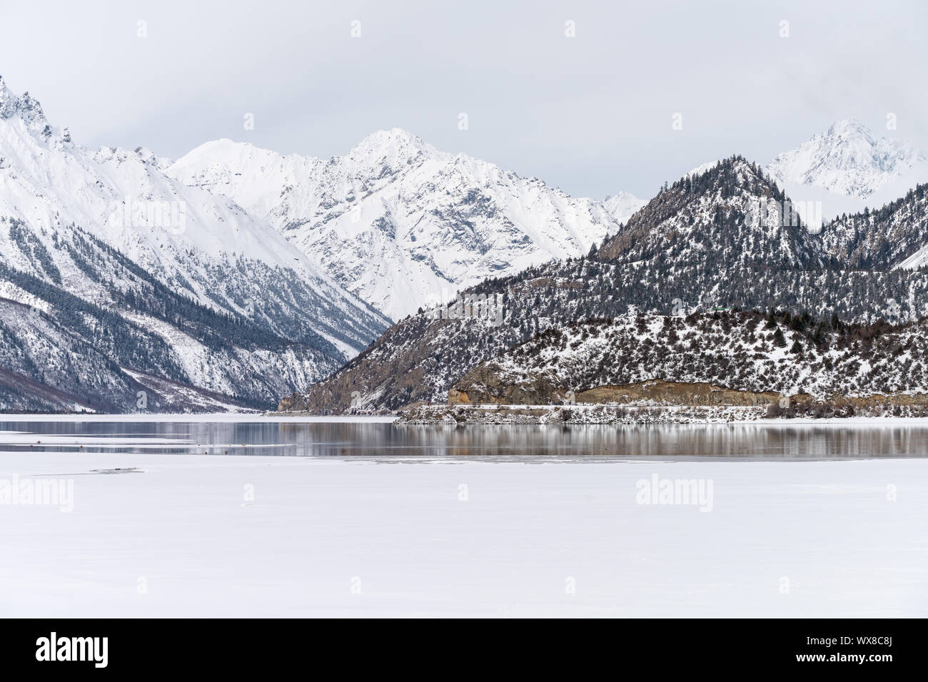 Ice Lake Landschaft Stockfoto
