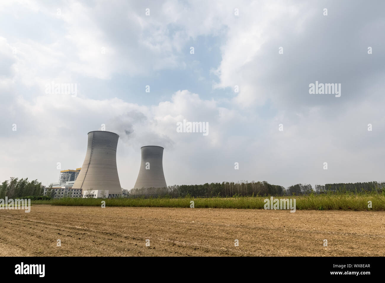 Kohle Dampf elektrische Anlage Stockfoto