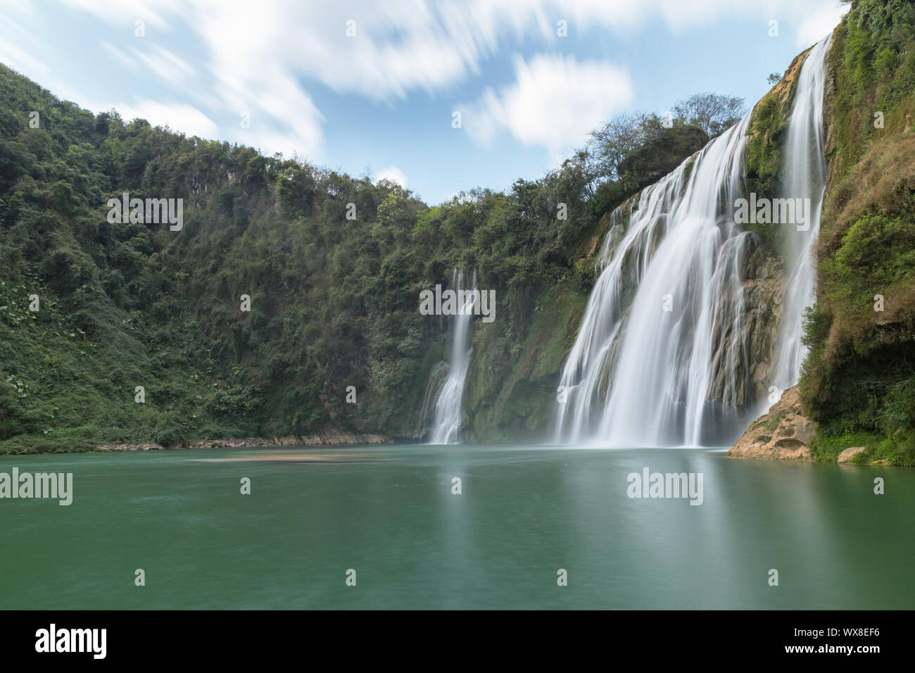 Yunnan neun dragon Wasserfall Stockfoto