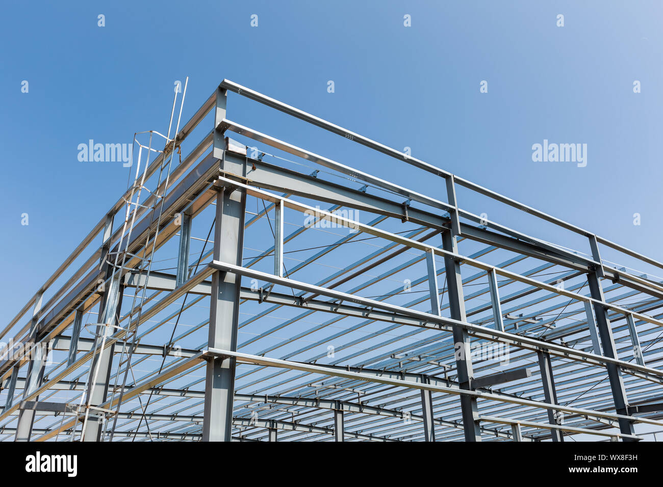 Struktur aus Stahl workshop closeup Stockfoto