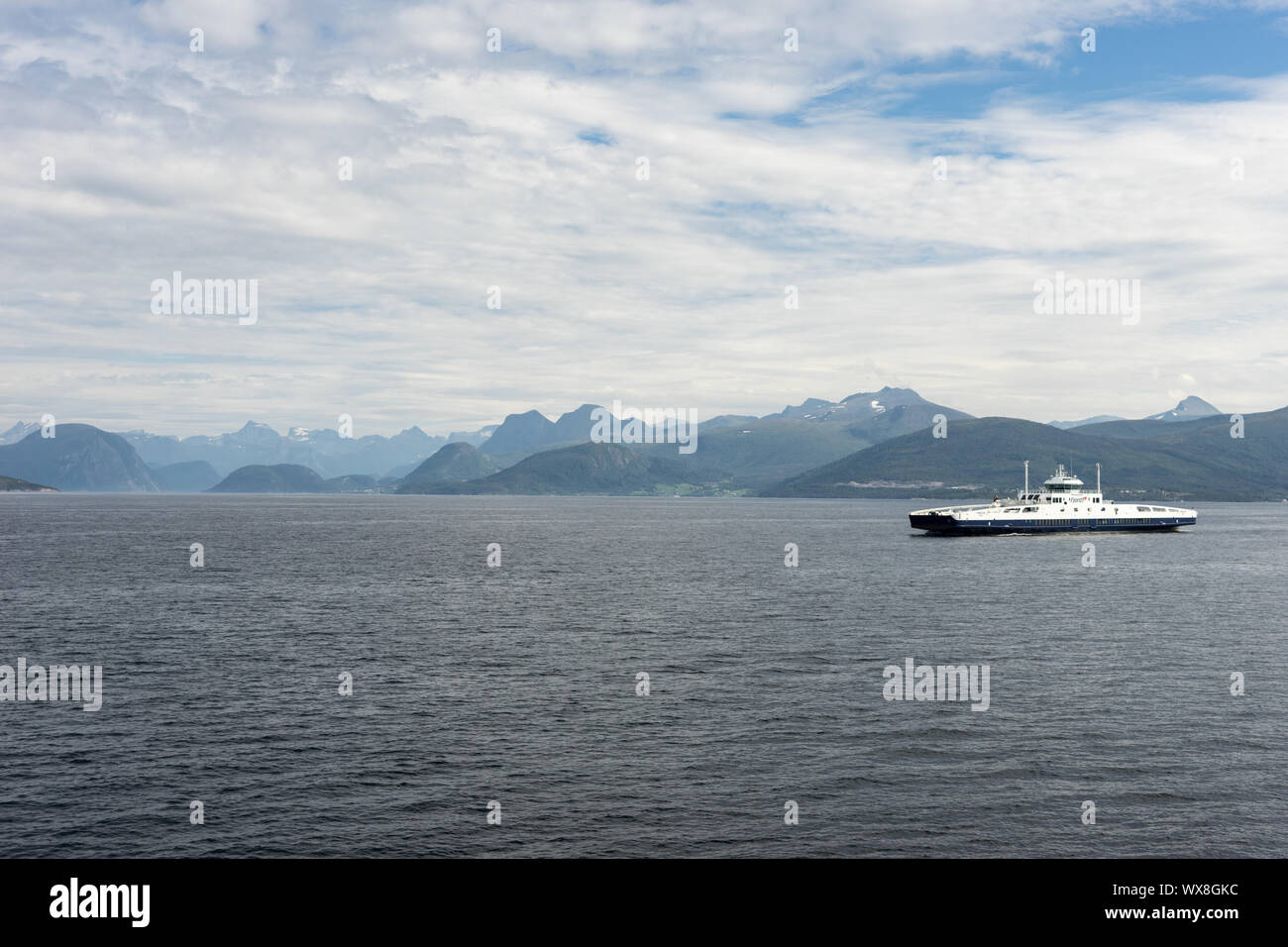 Berge Panorama Südlich von Molde, Norwegen Stockfoto