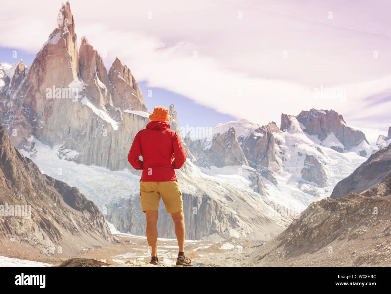 Cerro Torre Stockfoto