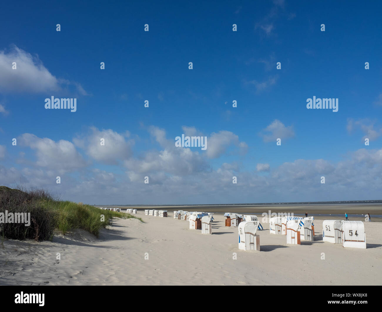 am Strand Stockfoto