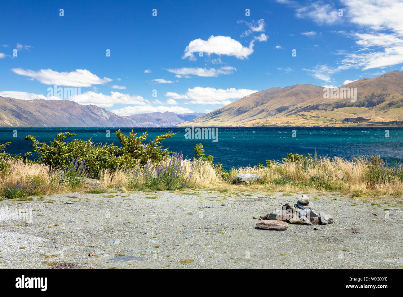 Lake Wanaka, Neuseeland Südinsel Stockfoto