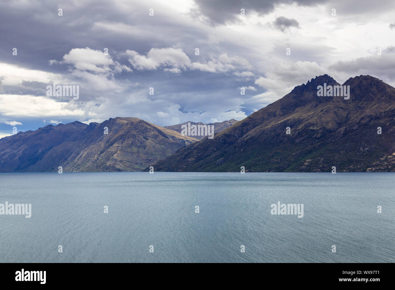 Lake Wakatipu in Südafrika Neuseeland Stockfoto