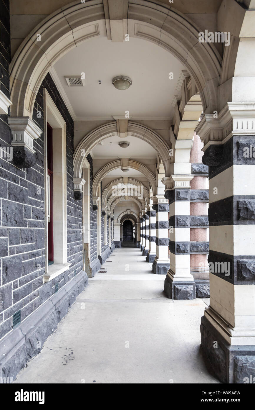 Bahnhof von Dunedin in Neuseeland Stockfoto