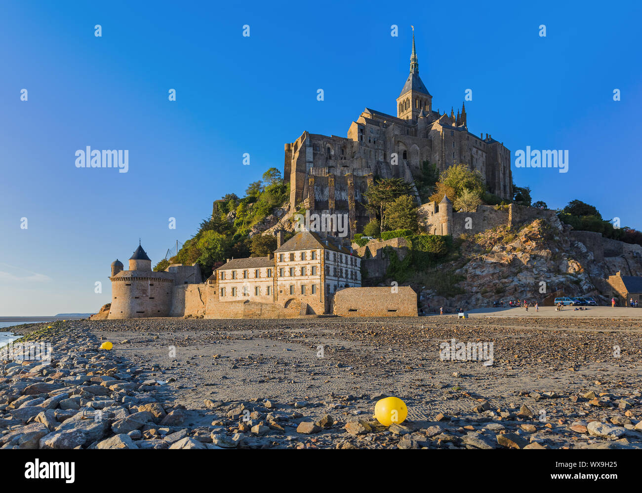 Mont Saint Michel Abtei - Normandie Frankreich Stockfoto