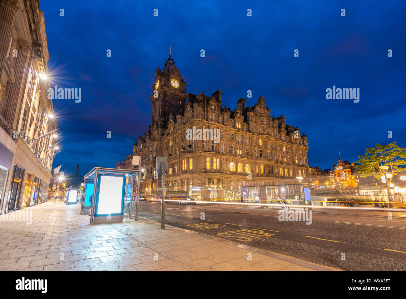 Edinburgh Stadtbild Stockfoto