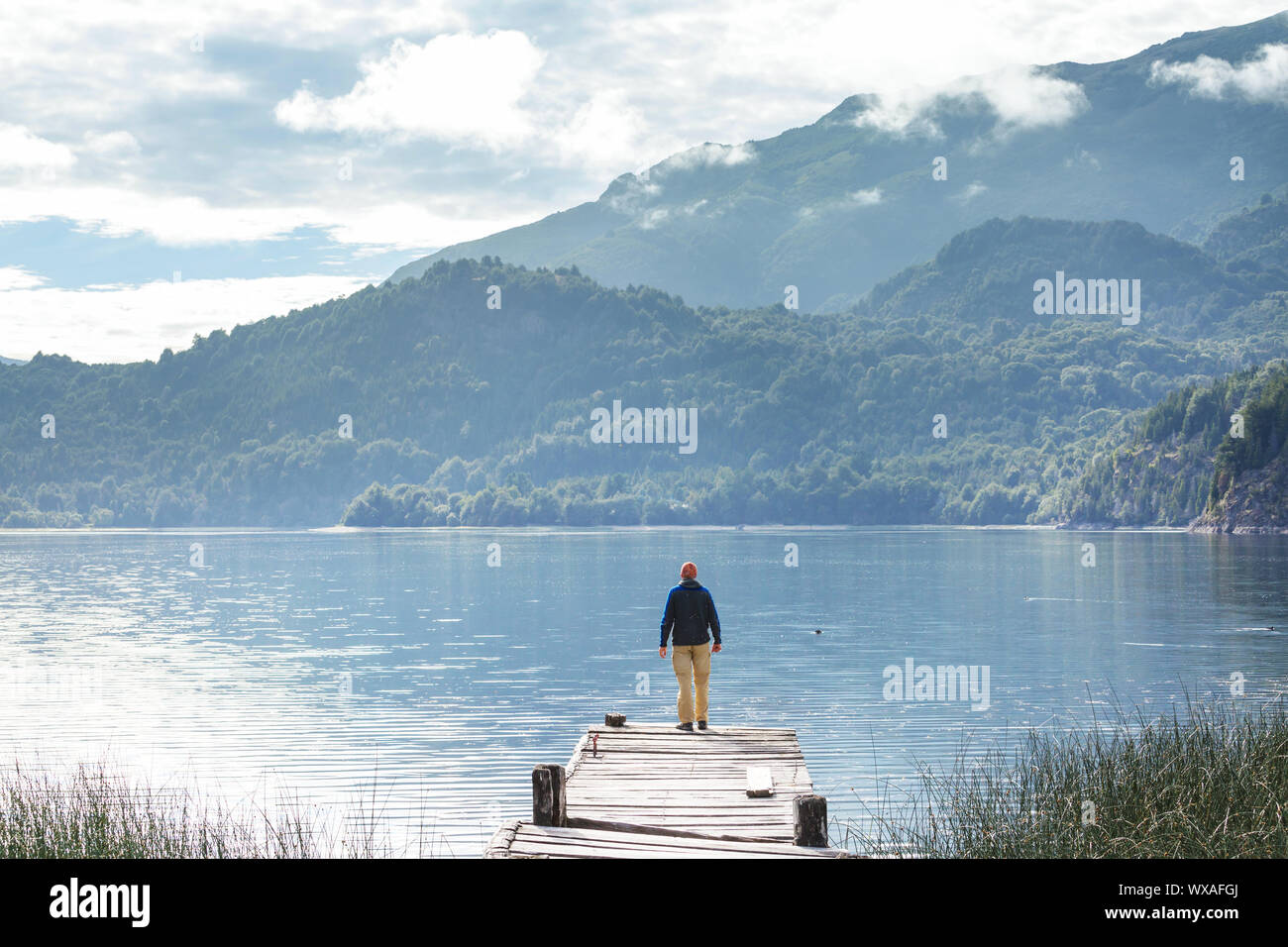 See in Patagonien Stockfoto