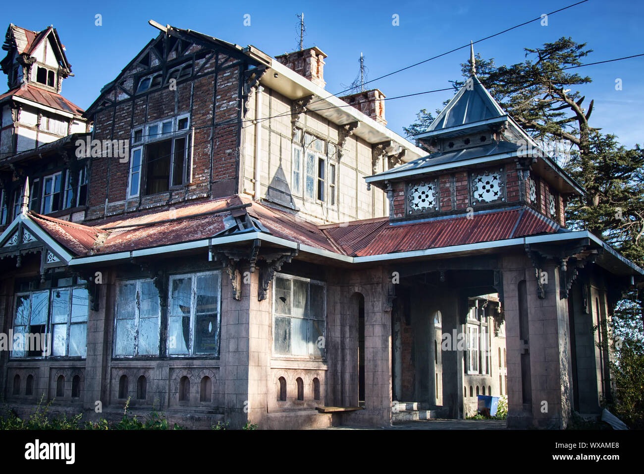 Haus im Kolonialstil Stockfoto