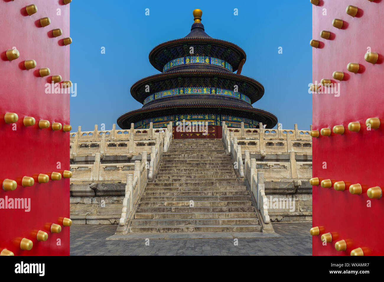 Tempel des Himmels - Peking, China Stockfoto