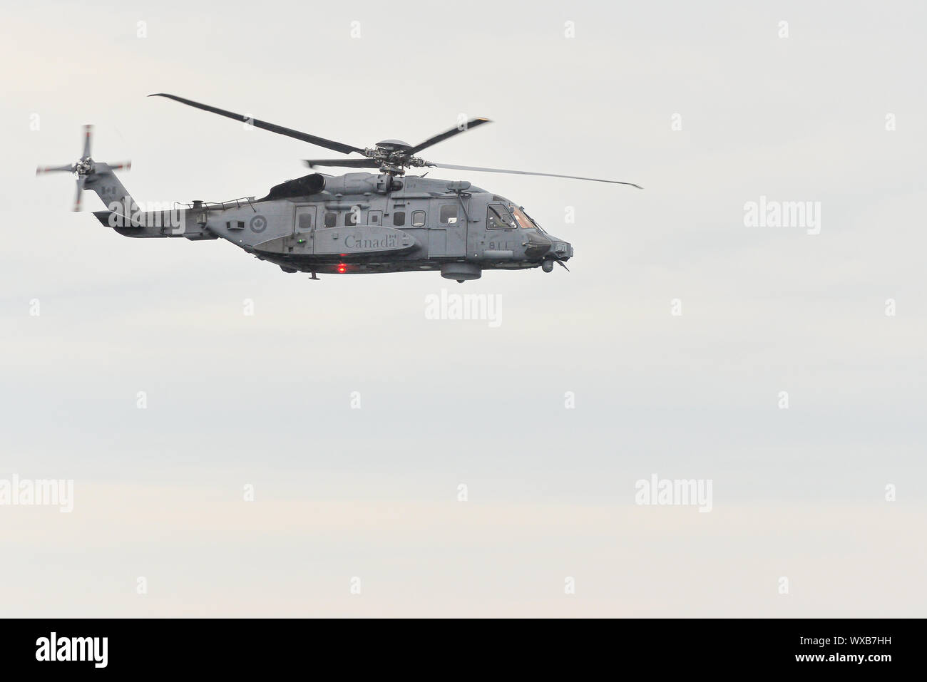 RCAF CH-148 Cyclone in der Luft bei der 70. jährlichen kanadischen International Air Show (CIAS) über den Lake Ontario in Toronto, Ontario, Kanada am 1. September 2019 Stockfoto