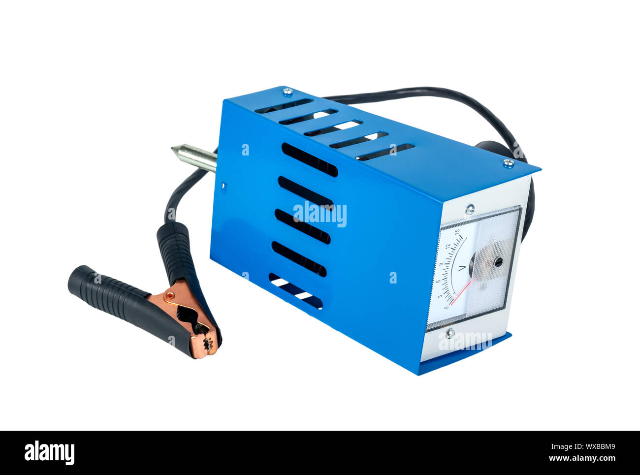 Analoge auto Batterietester, Power Test Load Gabel. Stockfoto