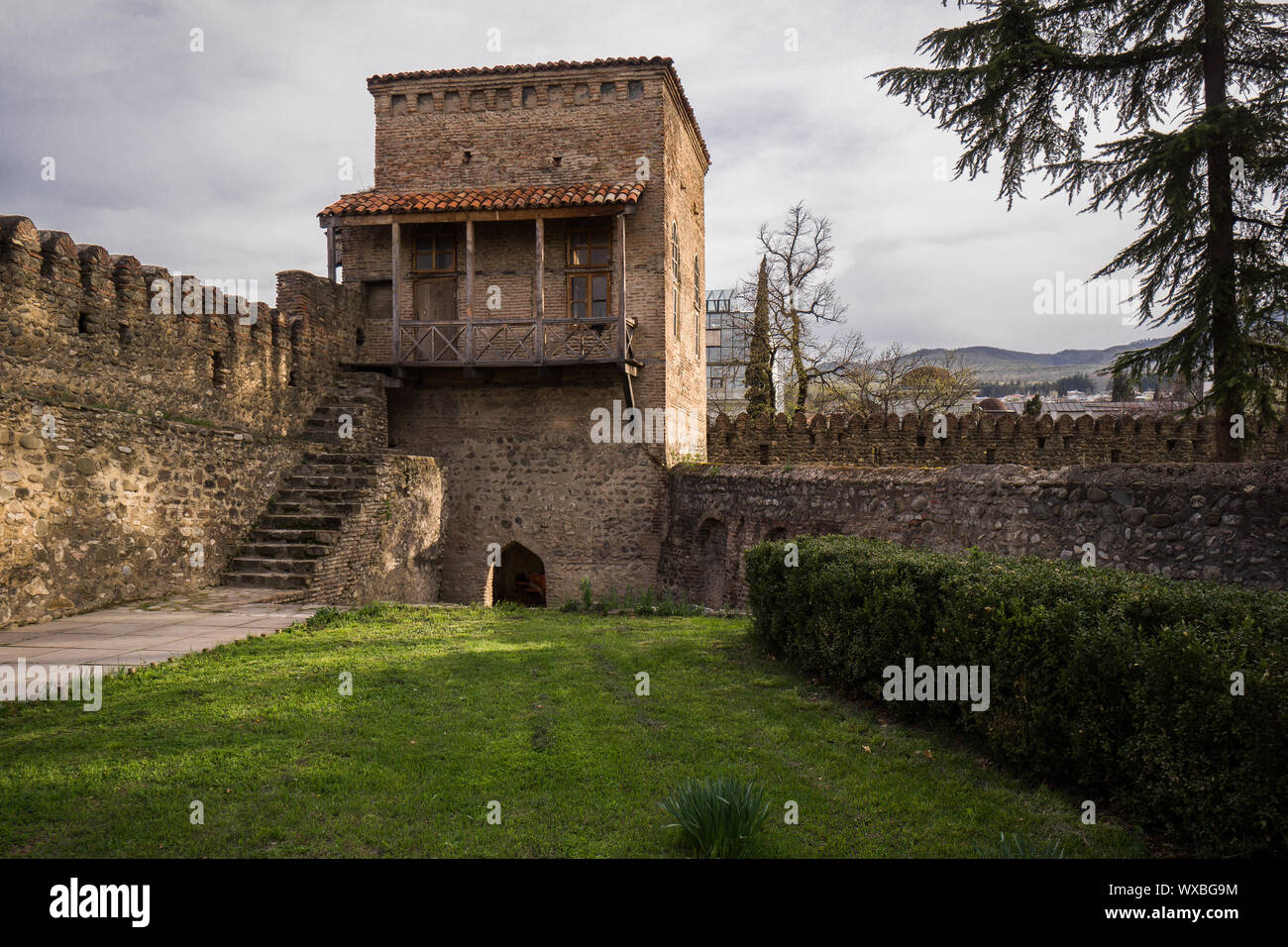 Innere Grafschaft Hof der Festung Stockfoto