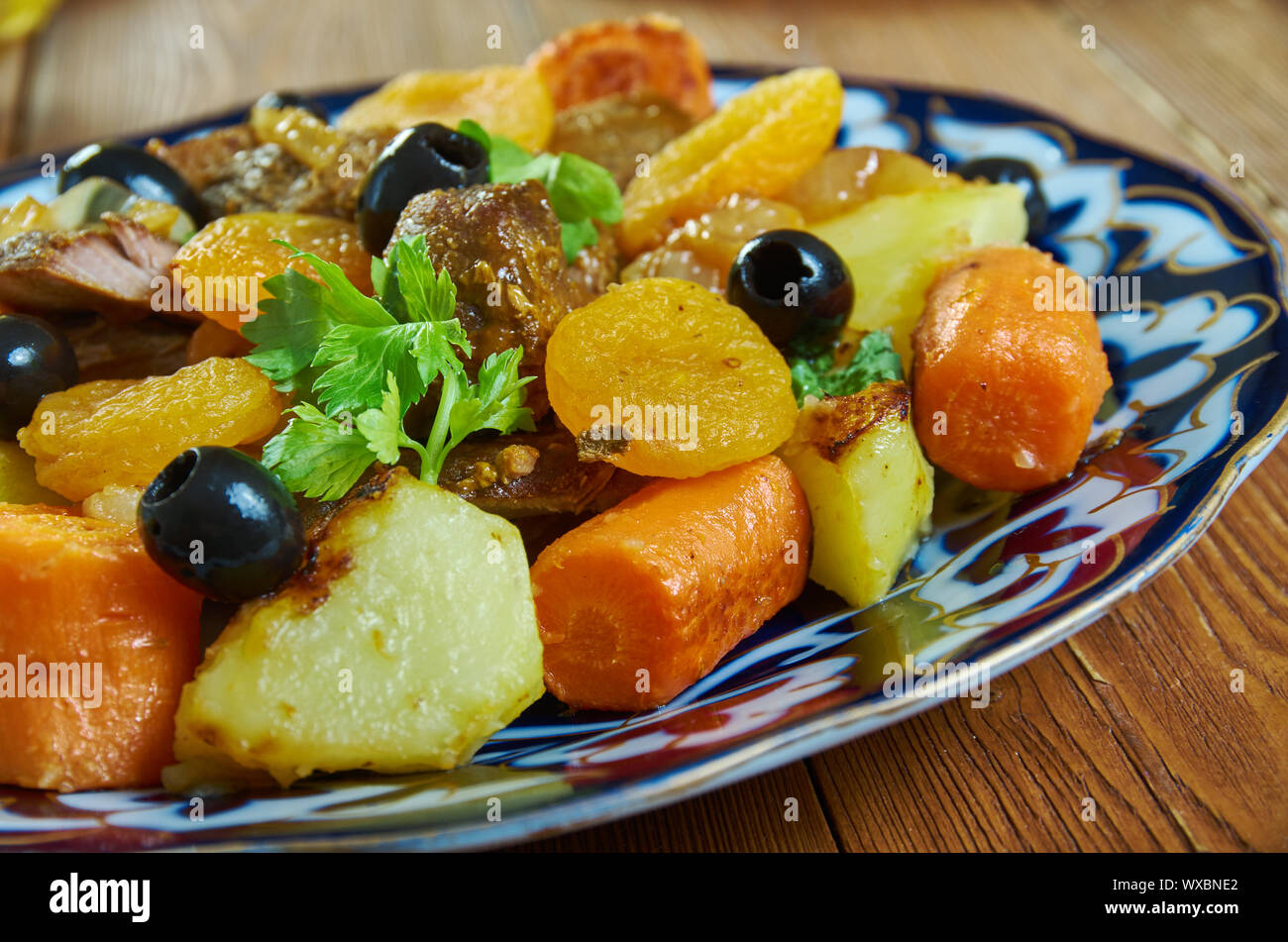 Marokkanische Pot Roast Stockfoto