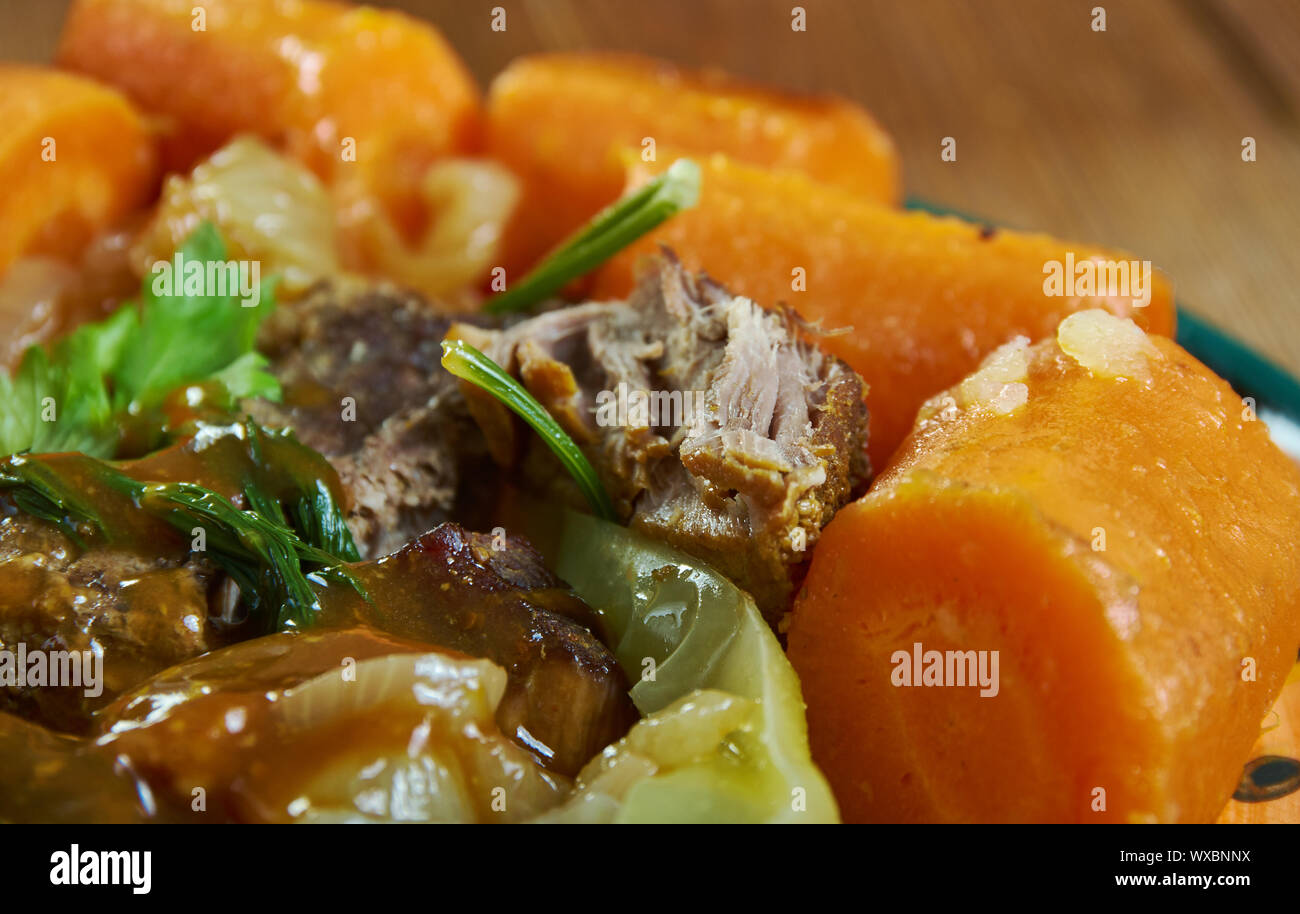 Classic Pot Roast Stockfoto