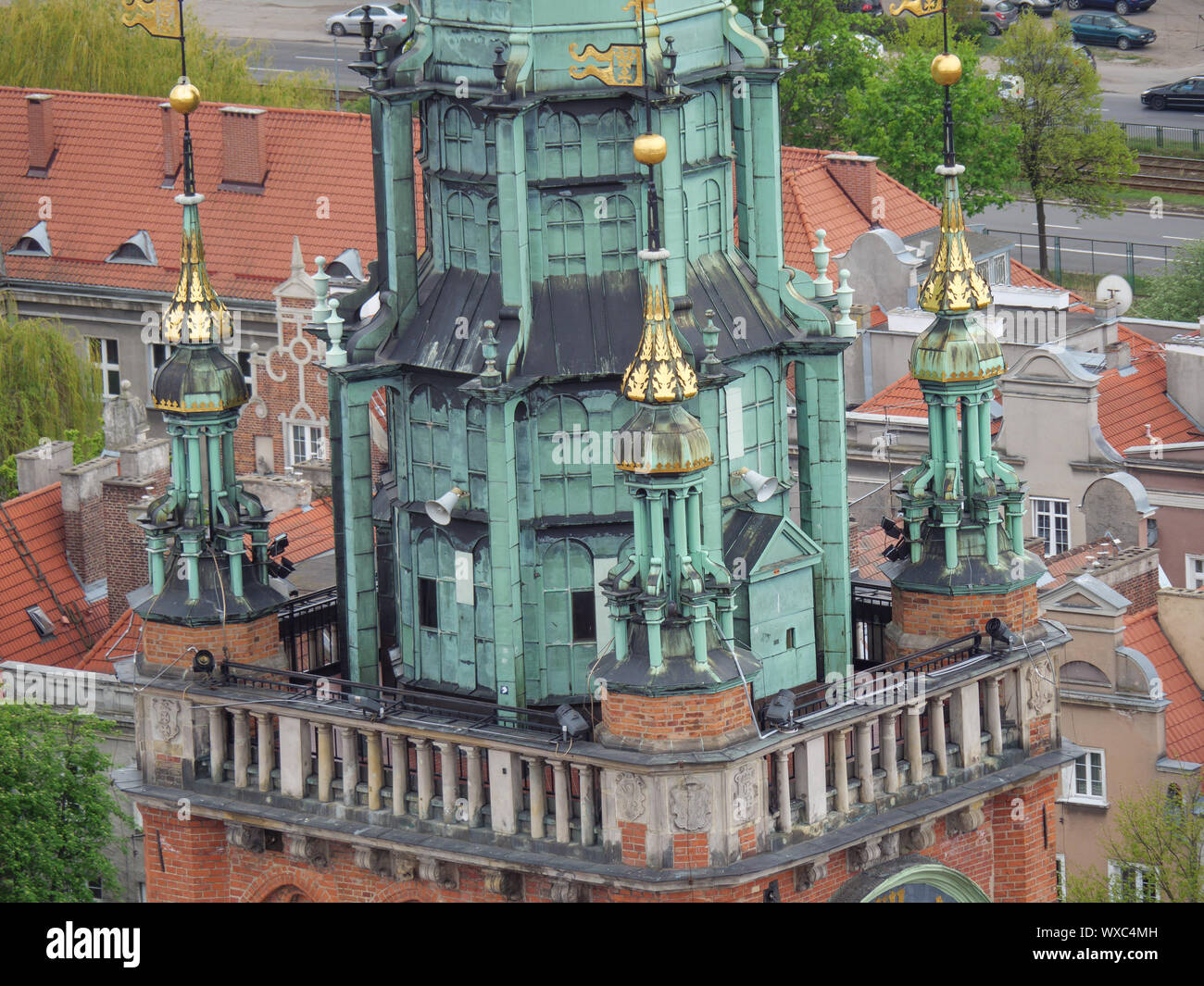Kirche in Danzig Stockfoto