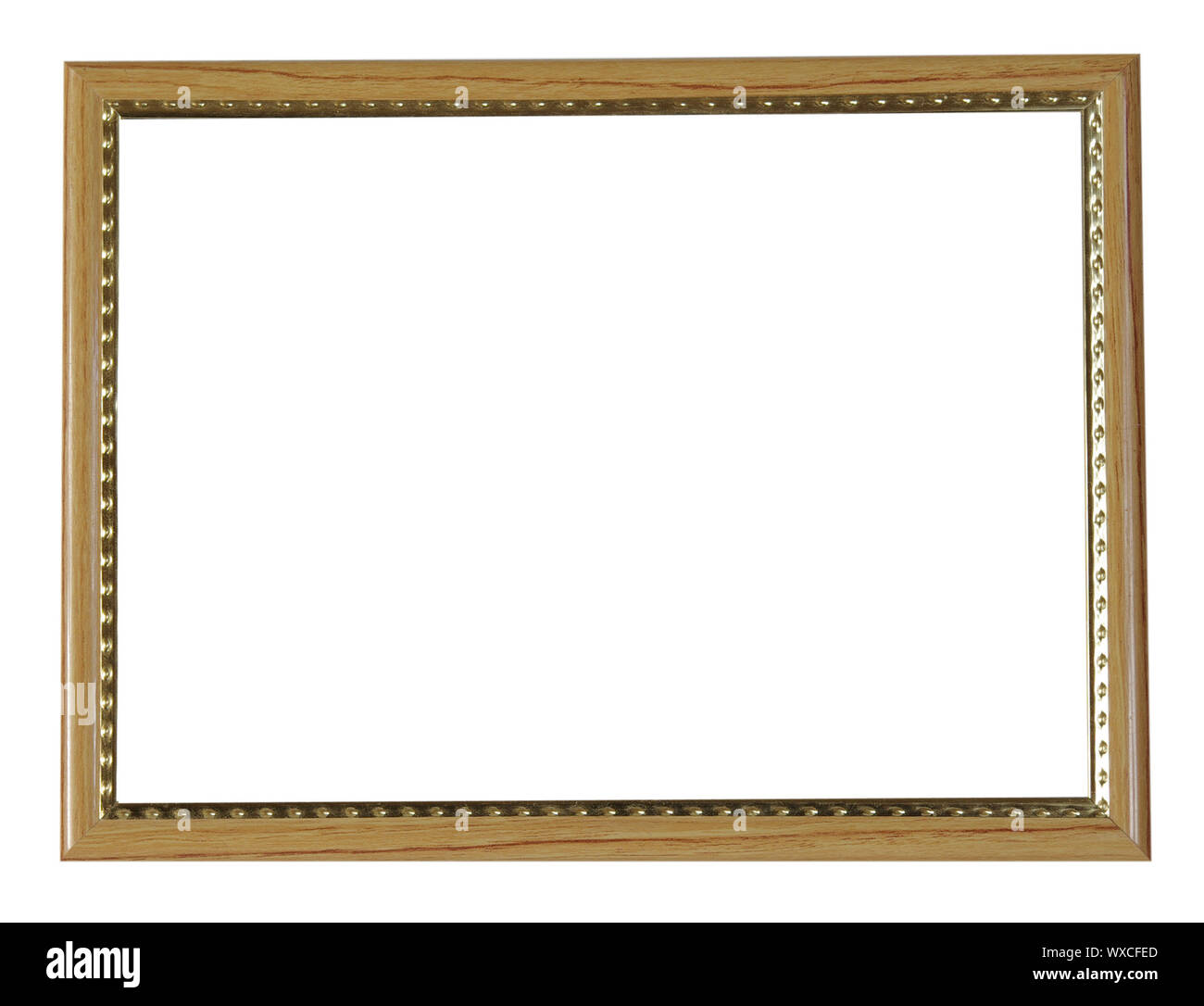 Spielraum für ein Bild auf einem weißen Hintergrund Stockfoto
