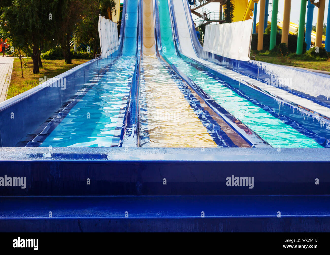 Aquapark Stockfoto
