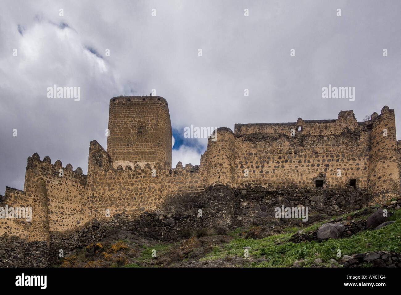Khertvisi Burgruinen alten georgischen Denkmal Stockfoto
