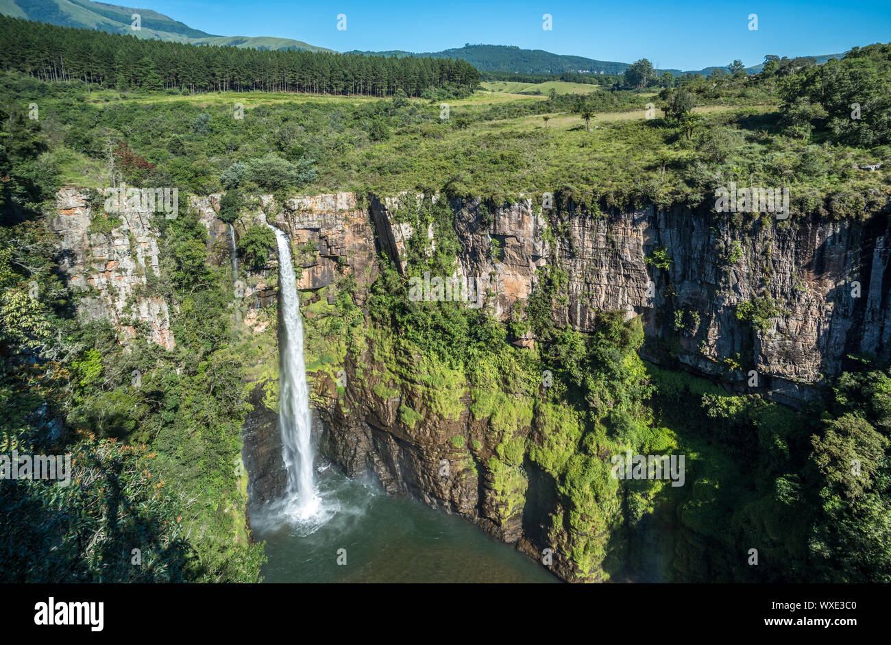 Mac Mac fällt in den Sabie, Panorama Route, Mpumalanga, Südafrika Stockfoto