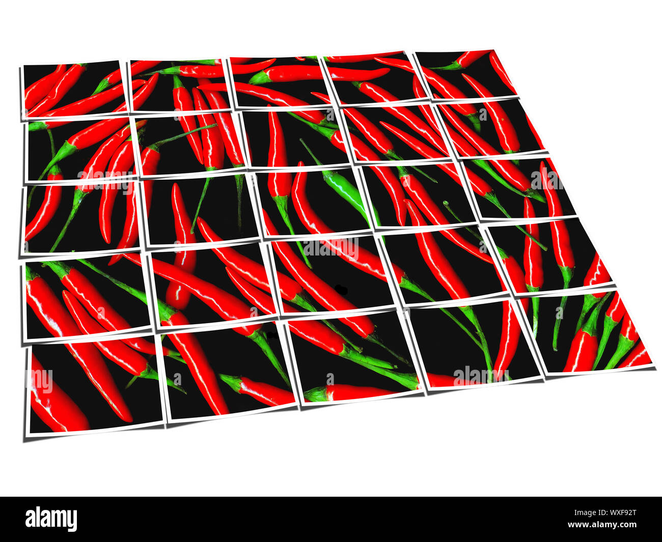 Red chili peppers Stockfoto