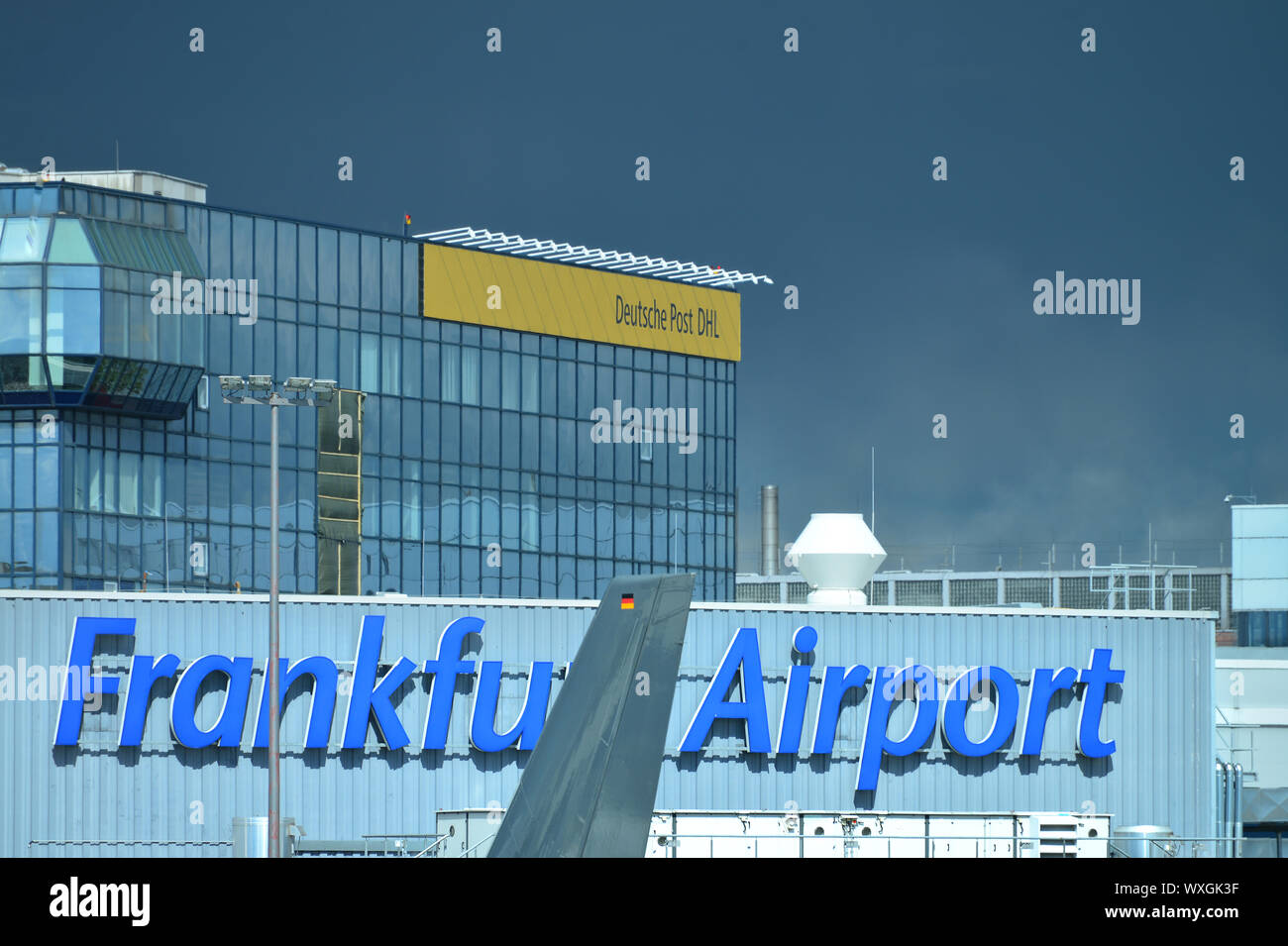 The Logo Of Deutsche Post Stockfotos Und Bilder Kaufen Alamy