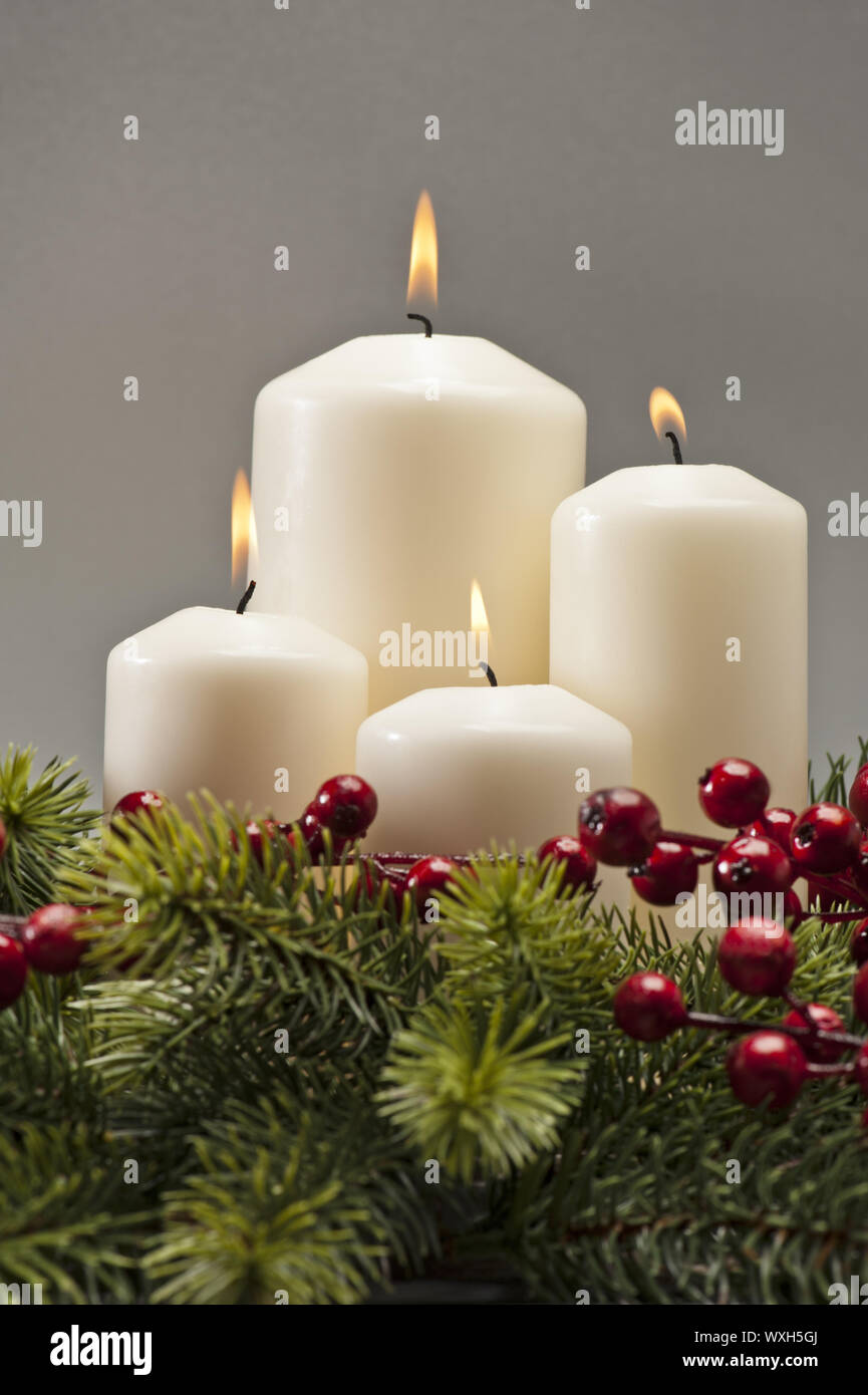 Adventskranz Stockfoto