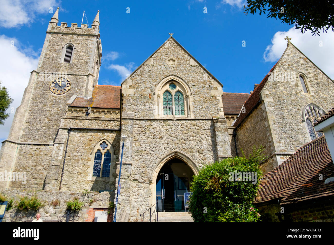 St Leonards Kirche Hythe, Kent, Großbritannien Stockfoto