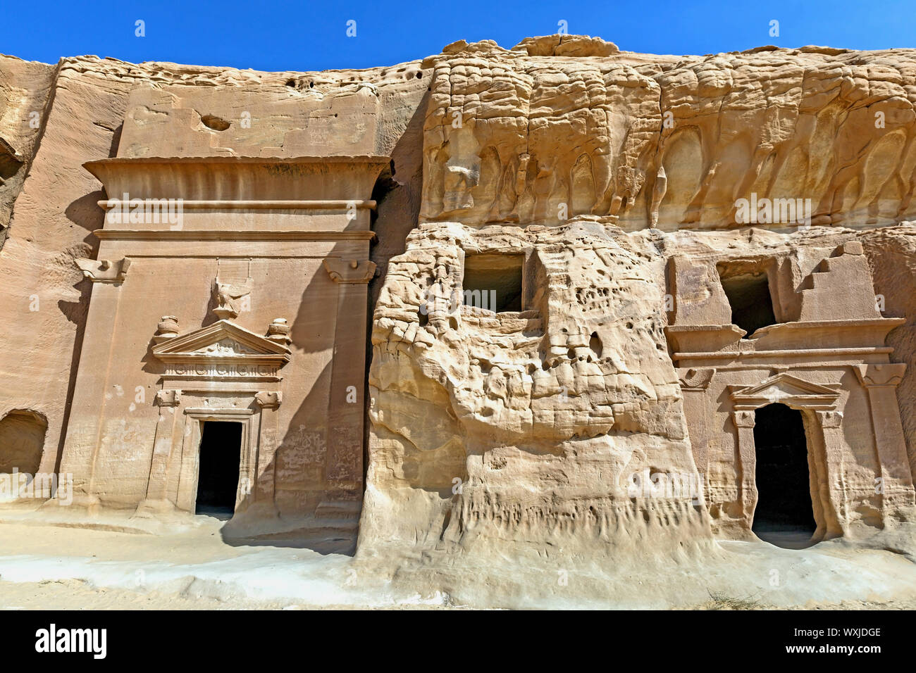 Mada'in Saleh, Saudi-Arabien Stockfoto