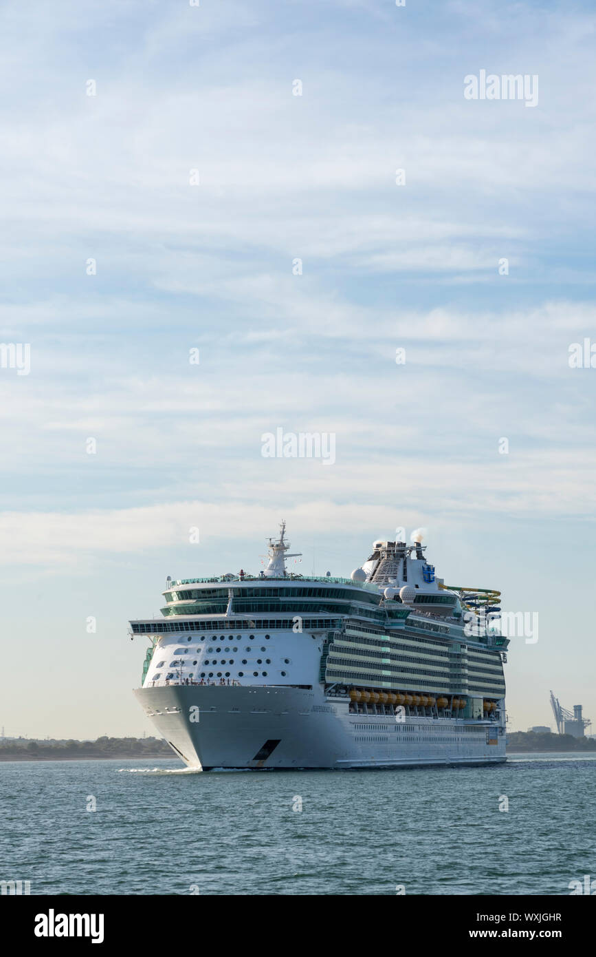 Kreuzfahrtschiff Unabhängigkeit der Meere Stockfoto