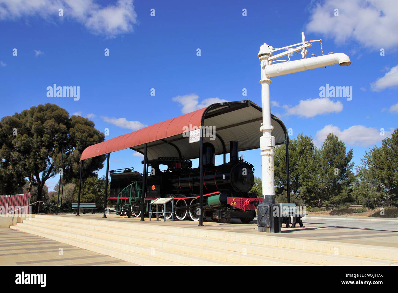 Dampflokomotive Ausstellung in Peterborough Stockfoto