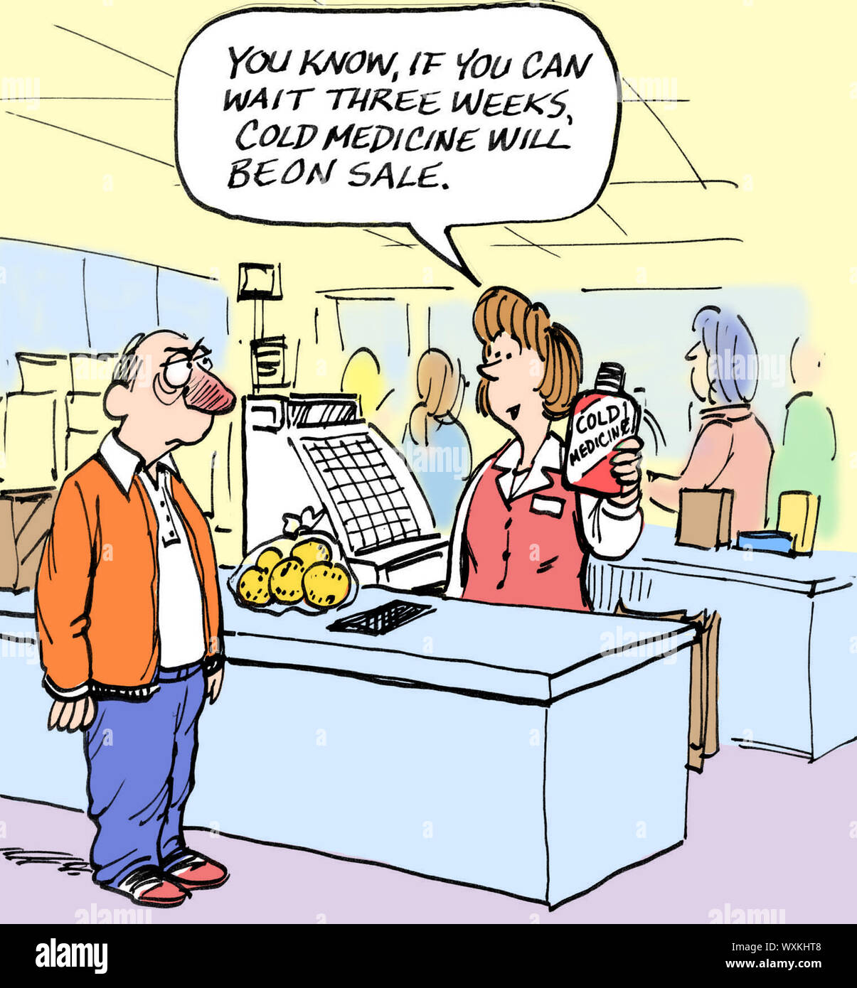 Erkältungsmittel Stockfoto