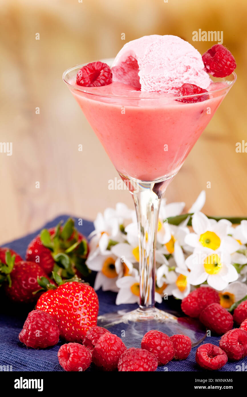 Beeren-Smoothie Stockfoto