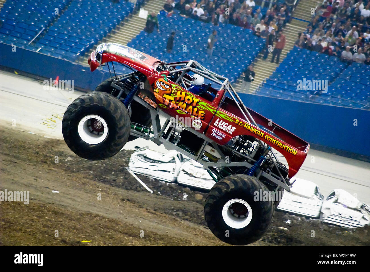 Monster Truck Event im Olympischen Stadion von Montreal, 22. April 2006 Stockfoto