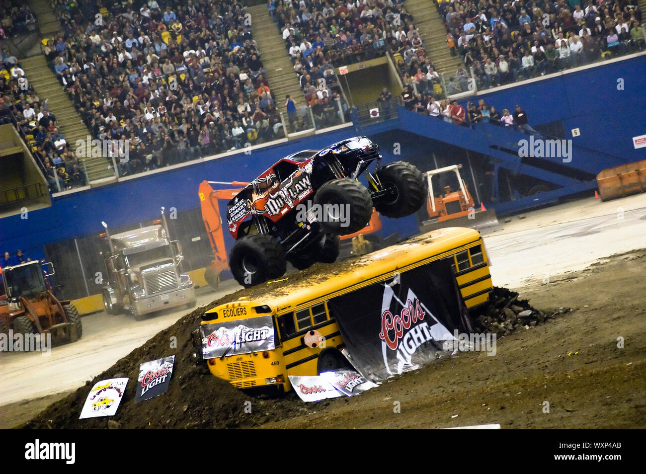 Monster Truck Event im Olympischen Stadion von Montreal, 22. April 2006 Stockfoto