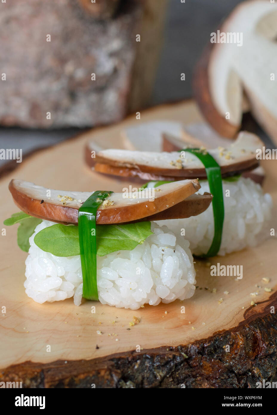 Sushi, alpinen Stil Stockfoto