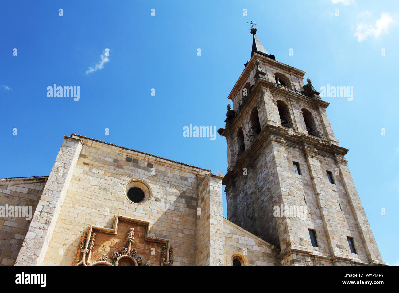 Details der Catedral de los Santos Niños Justo y Pastor, der Kathedrale von Alcala de Henares Stockfoto