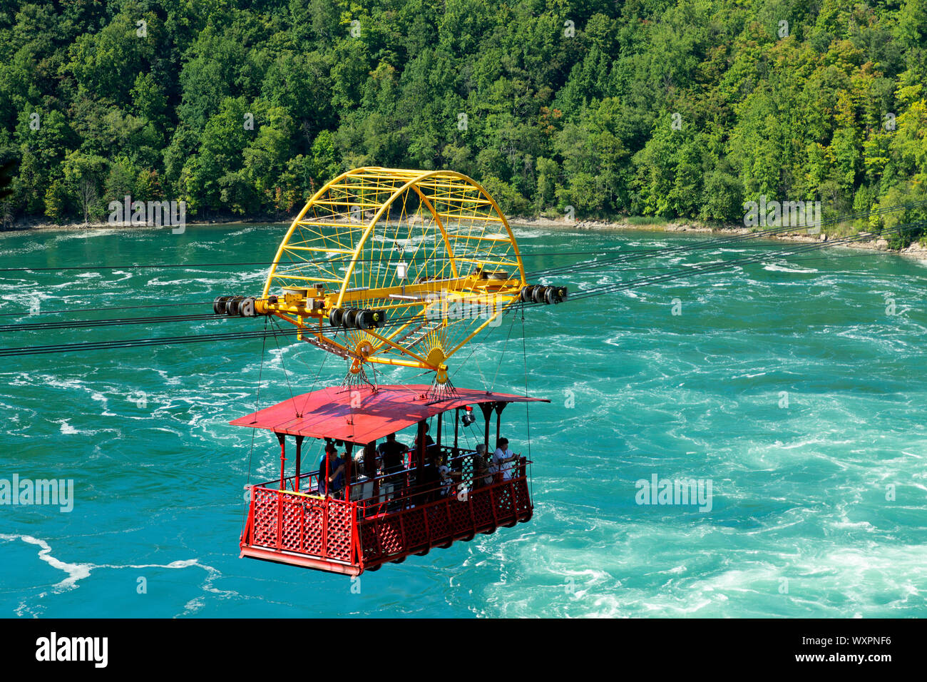 Whirlpool Aero Car Attraktion Niagara Falls Ontario Kanada Stockfoto