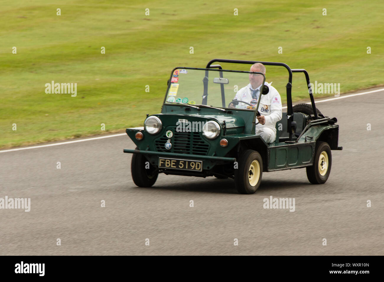 1965 grün Mini Moke Stockfoto