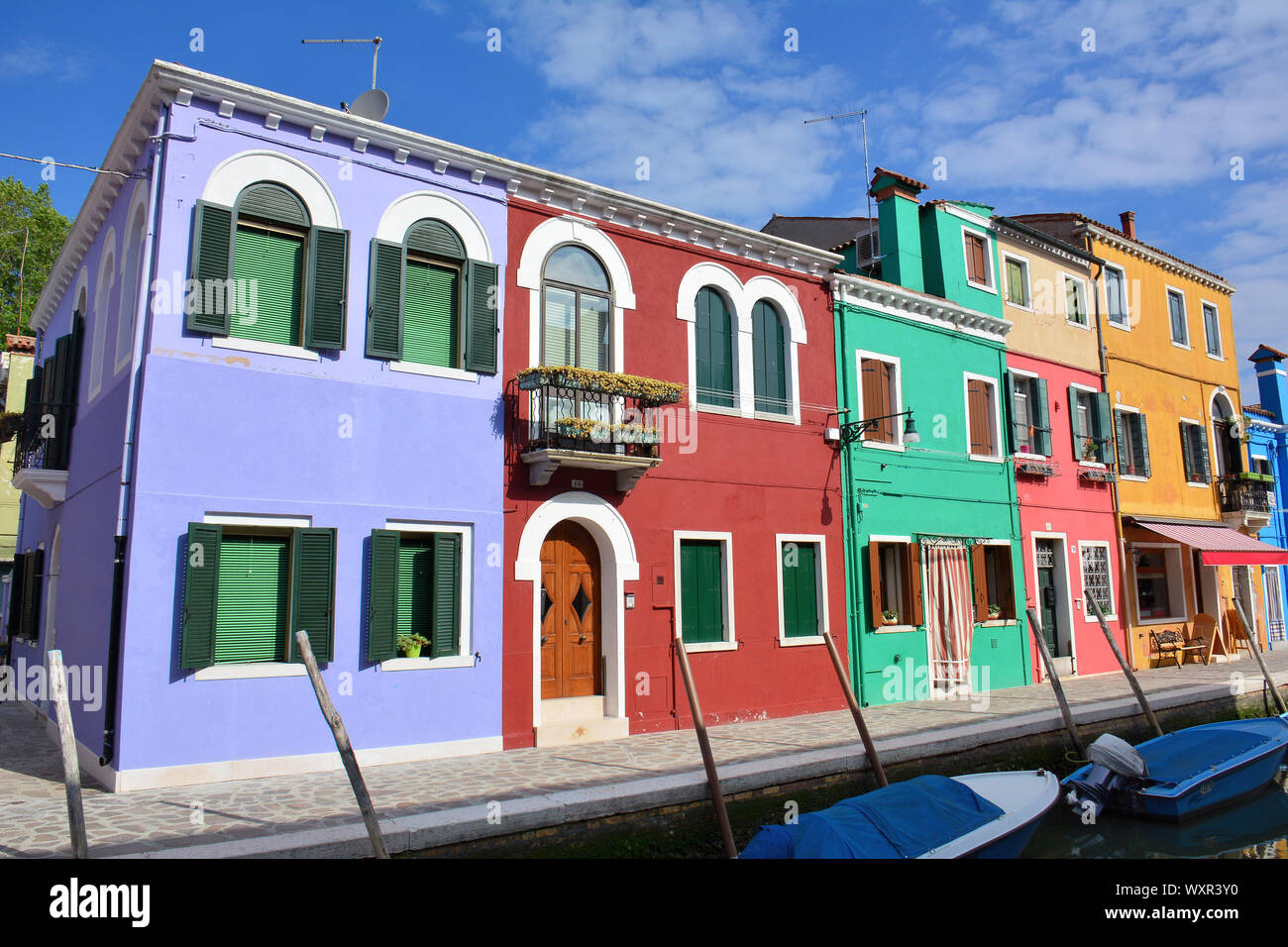 Burano, Italien, Europa Stockfoto