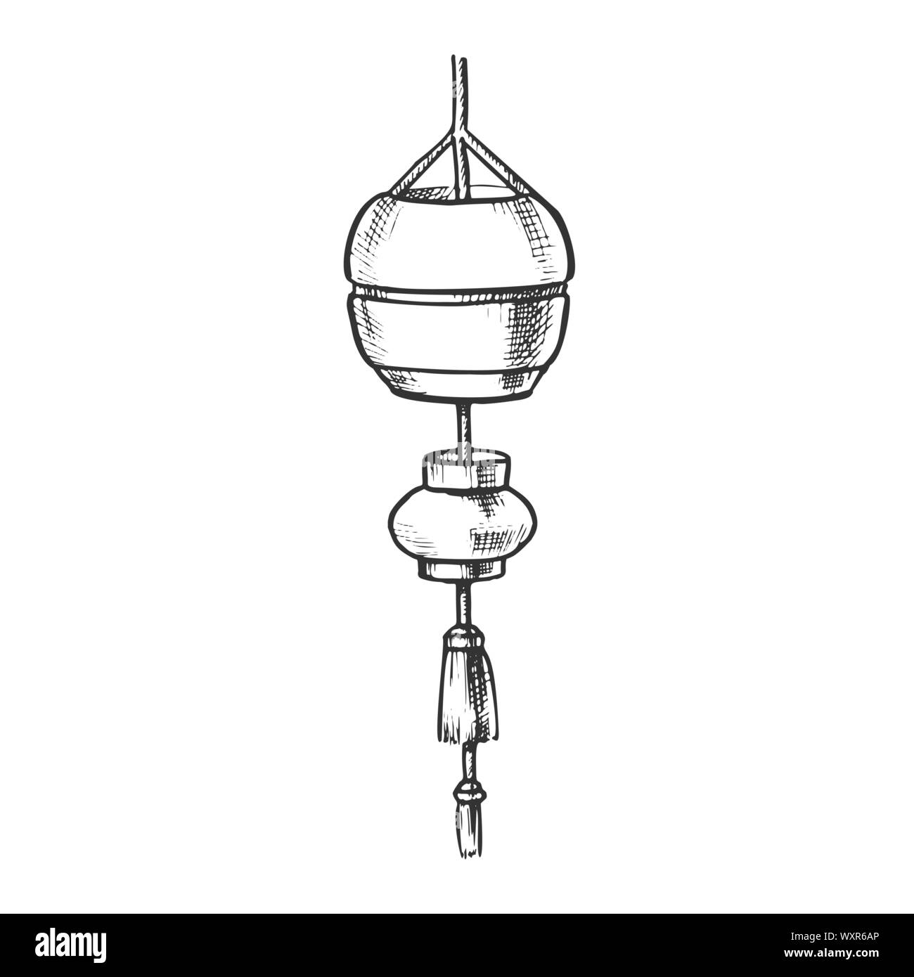 Kulturelle Laterne kulturelle Dekoration Retro Vektor Stock Vektor