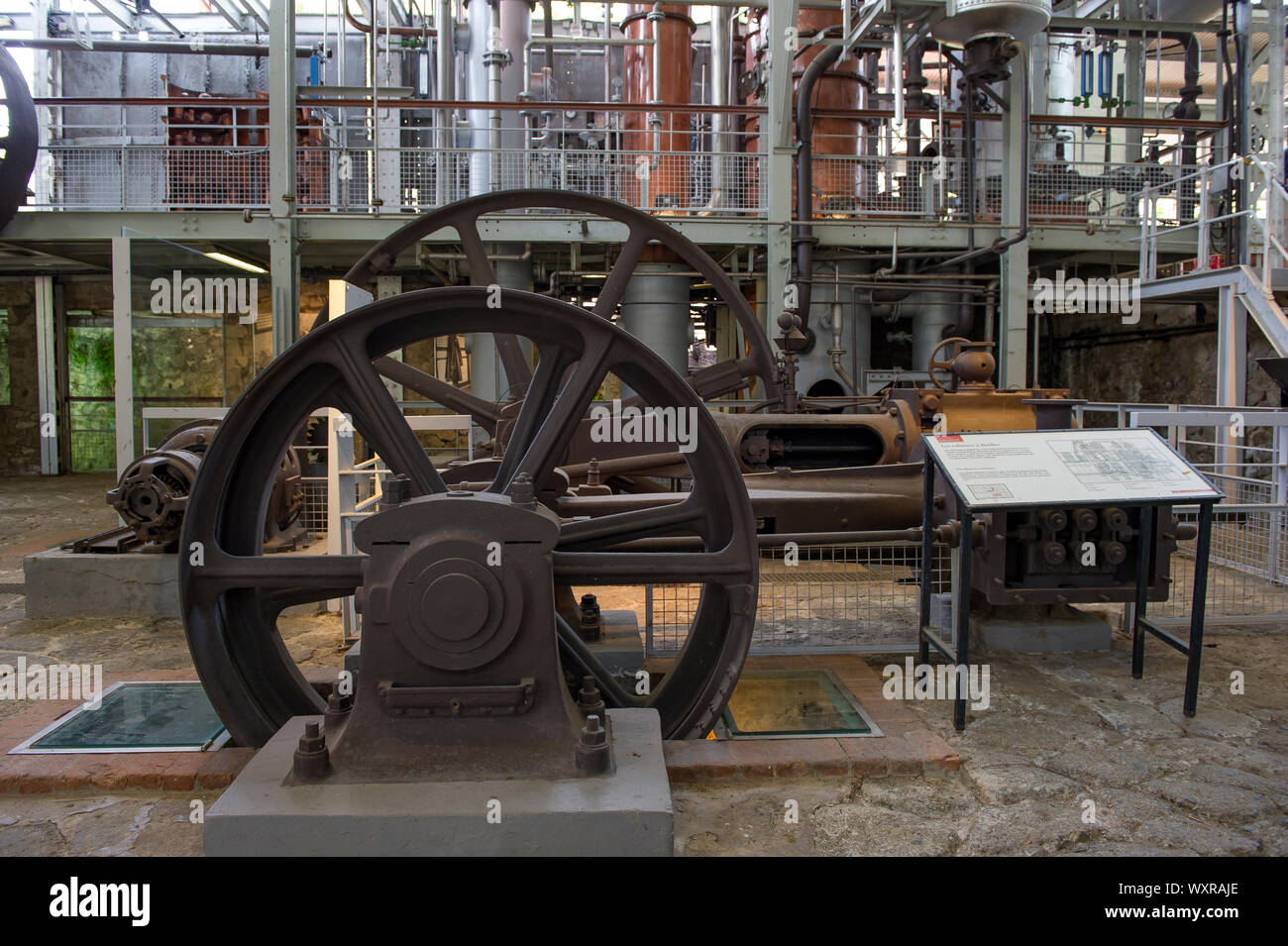 Le Francois, Martinique/04.08.2014. Ansicht einer Ron Distillery Stockfoto